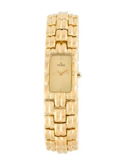 Pre-owned Fendi 670l Watch, 14mm In Multicolor