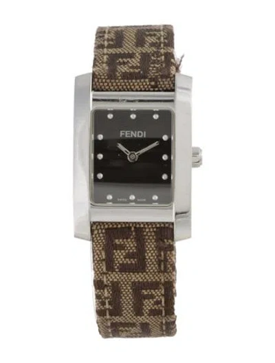 Pre-owned Fendi 7000l Watch In Multi