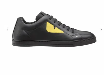 Pre-owned Fendi $800 Men's Shoes Fashion Sneakers Lace Up Мужская 男鞋 紳士靴 100%aut Ci7 In Black