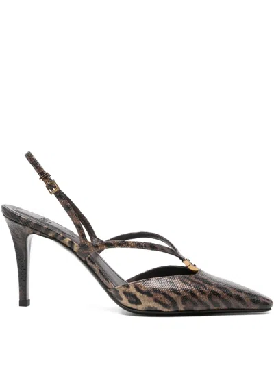 Fendi 80mm  Ffold Pumps In Multi