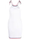 Fendi White Halterneck Knitted Dress