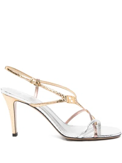 Fendi 8x8746/au39 F1t00 Argento/rame In Gold