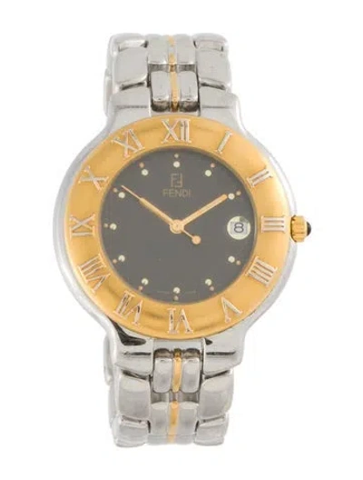 Pre-owned Fendi 900 Series Watch, 36mm In Multi
