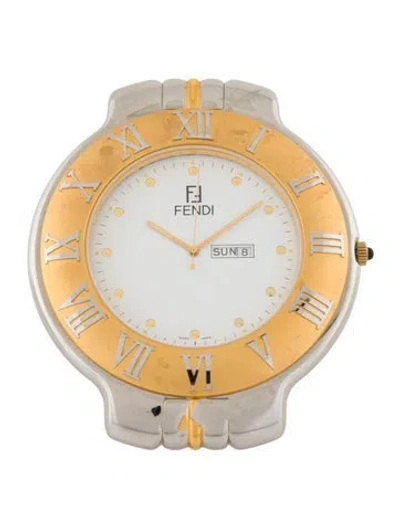 Pre-owned Fendi 900c Travel Desk Clock