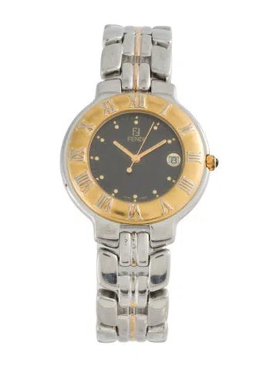 Pre-owned Fendi 900g Watch, 36mm In Multicolor