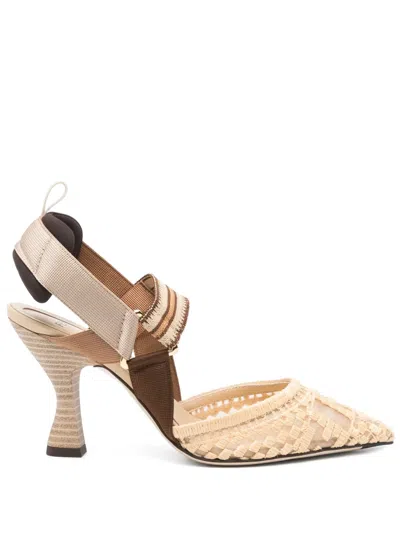 Fendi 90mm Colibri Pumps