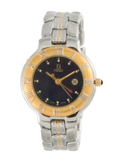 Pre-owned Fendi 920 Series Watch, 32mm In Multi