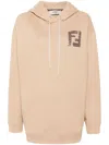 Fendi Beige Regular Fit Hoodie