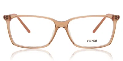 Fendi 945 749 Men's Glasses Brown Size 53 - Free Lenses - Blue Light Block Available In Red