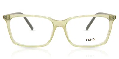 Fendi 945 312 Occhiali Da Vista Verdi Per Uomo (solo Montatura) In Gold