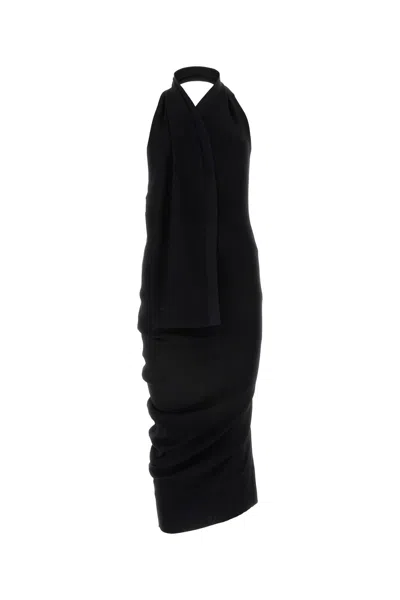 FENDI ABITO IN MISTO COTONE NERO DONNA