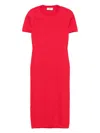 Fendi Ff Cotton And Viscose Fitted Midi Dress
