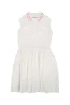 Fendi Abito Spugna Ff In White