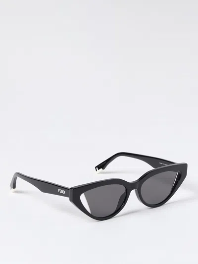 Fendi Acetate Sunglasses In Black