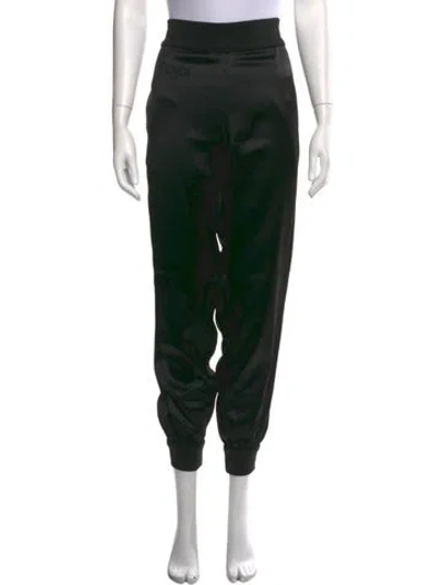 Pre-owned Fendi Acetate Wide Leg Pants In Black