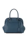 Fendi Adele Leather Tote Bag In Blue