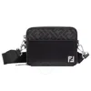 Fendi Adjustable Detachable Shoulder Strap Camera Case In Black