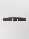 Fendi Adjustable Leather Belt Gold-tone Buckle In Brown