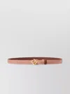 Fendi Adjustable Reversible Leather Belt With Ff Stud