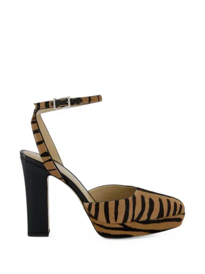 Fendi After 9 Animal-print Slingback Pumps In Multi