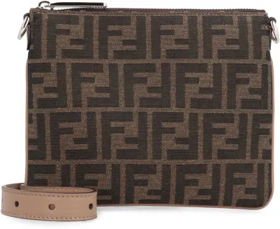 Fendi 'after Bag Mini Ff' Crossbody Bag In Brown