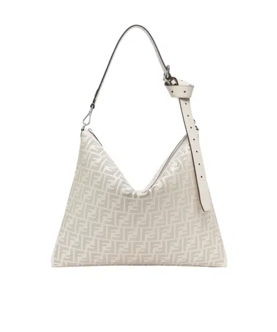 Fendi After Ff Shoulder Bag In Nude