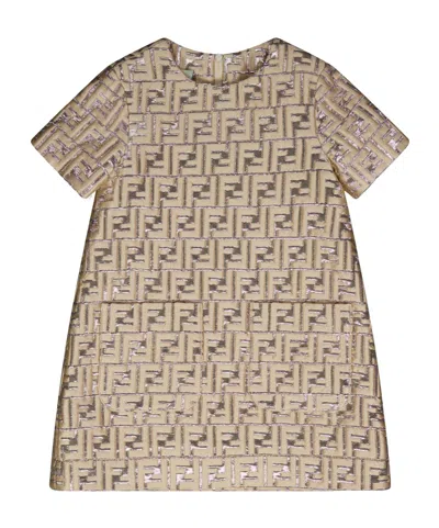 Fendi A-line Dress In Multi