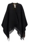 Fendi All Over Ff Reversibile Cape Capes Multicolor In Multi