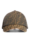 FENDI ALL OVER LOGO BASEBALL CAP