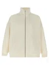 Fendi Felpa In Misto Poliestere Avorio  Uomo