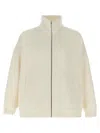 Fendi All Over Logo Sweatshirt In White