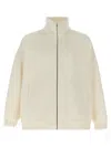 Fendi Felpa In Misto Poliestere Avorio  Uomo In White