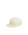 Fendi Allover 3d Effect Baseball Cap In White