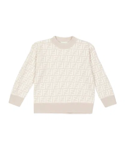 Fendi All-over Logo Sweater In Multi