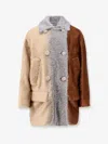 Fendi Alpaca And Wool Double-breasted Coat In Gray