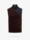 Fendi Paneled Wool Sleeveless Sweater Vest