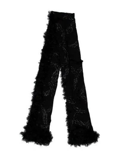 Pre-owned Fendi 'alta Moda' Vintage Shawl In Black