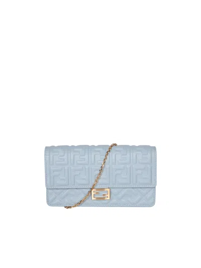 Fendi Anice Wallet On Chain Bag In Blue