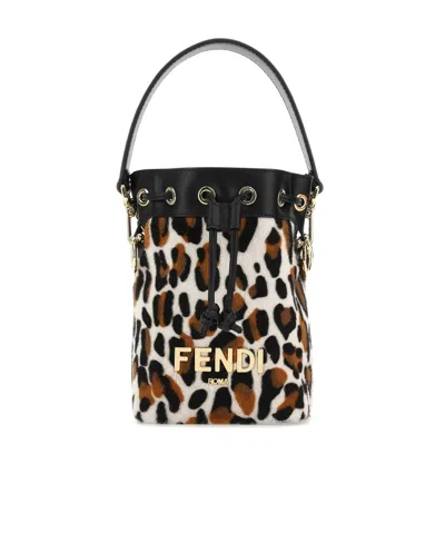 Fendi Animal Print Sheepskin Mini-bag
