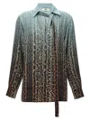 Fendi Print Silk Shirt In Multicolor