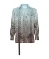 Fendi Print Silk Shirt In Multicolor