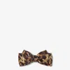 Fendi Animalier Hair Clip In Brown