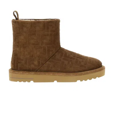 Pre-owned Fendi Ankle Boot 'brown' | Men's Size 43