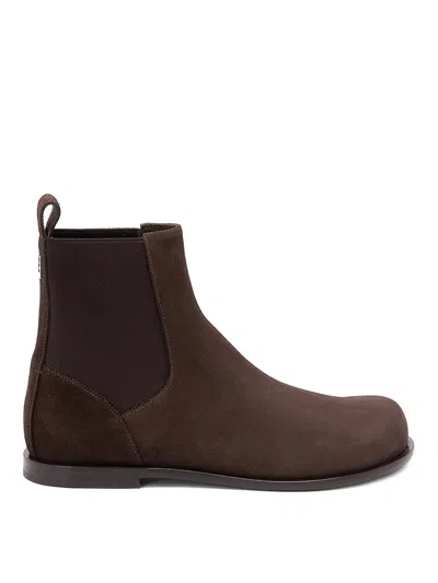 Fendi Ankle Boots In Brown