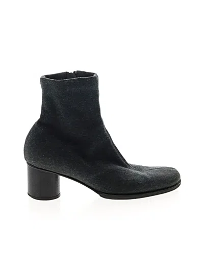 Pre-owned Fendi Ankle Boots In Gray