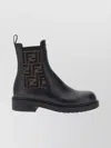 Fendi Ankle Boots With Elastic Side Panels In Black