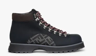 Fendi Ankle Boots With Ff Detail