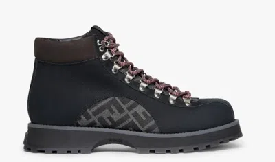 Fendi Ankle Boots With Ff Detail