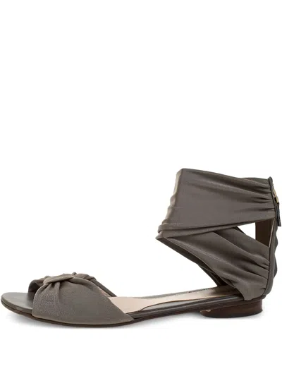 Pre-owned Fendi Ankle-wrap Sandals