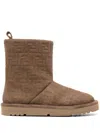 Fendi Apres Chic Boots In Tabacco Suede Women